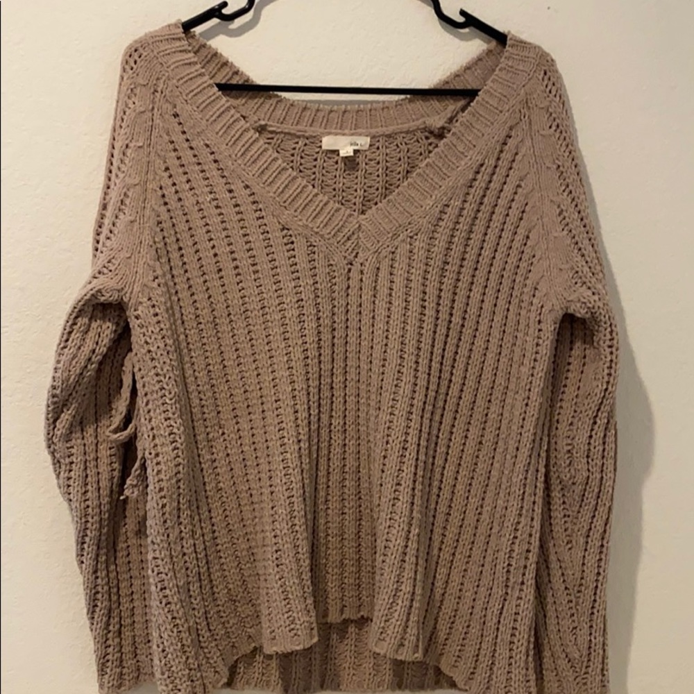 Mocha/light brown sweater